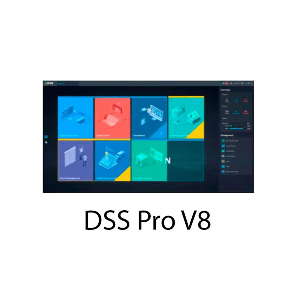 LICENCIA BASE DSS PRO 8 16CH VIDEO 1