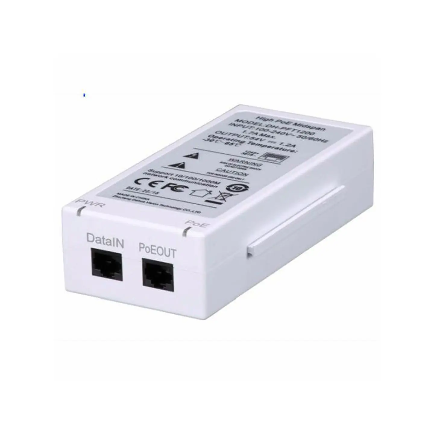 INYECTOR POE DAHUA 60W COMPATIBLE CON PFT1300 1