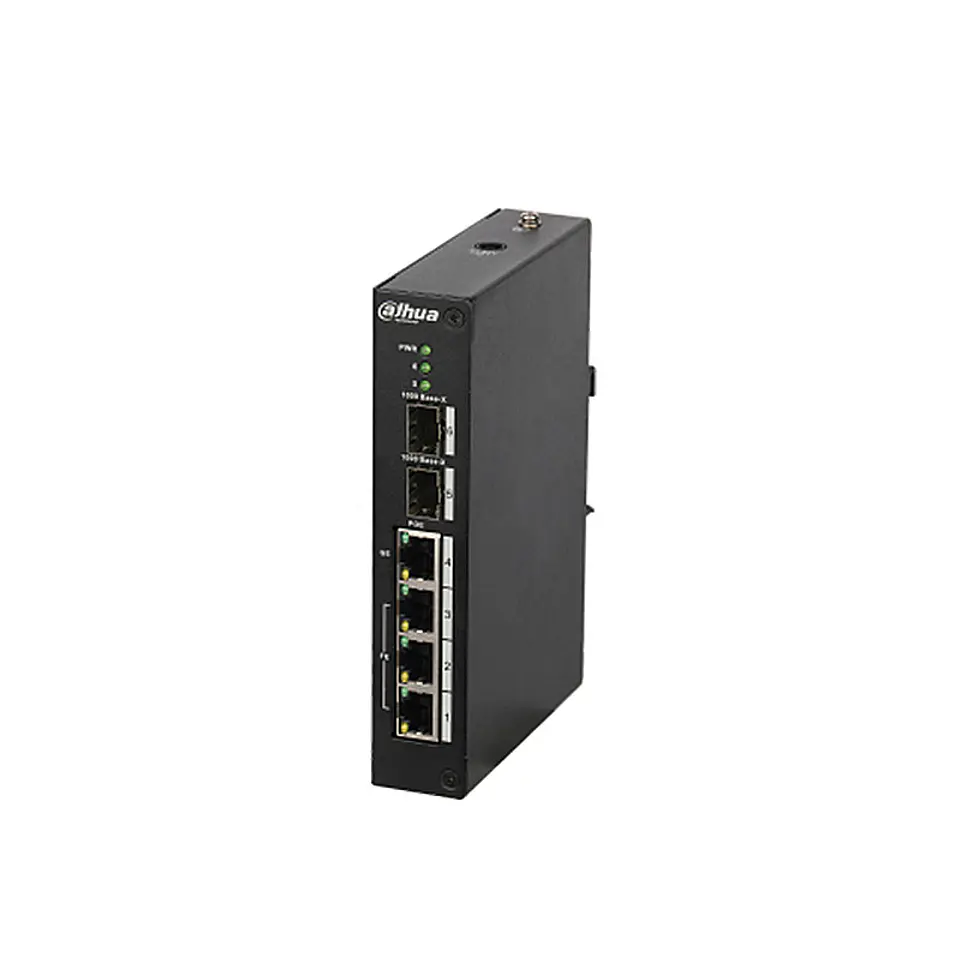 SWITCH DAHUA IND 4P 1 GIGA 3 10-100 2 SFP 90W 1