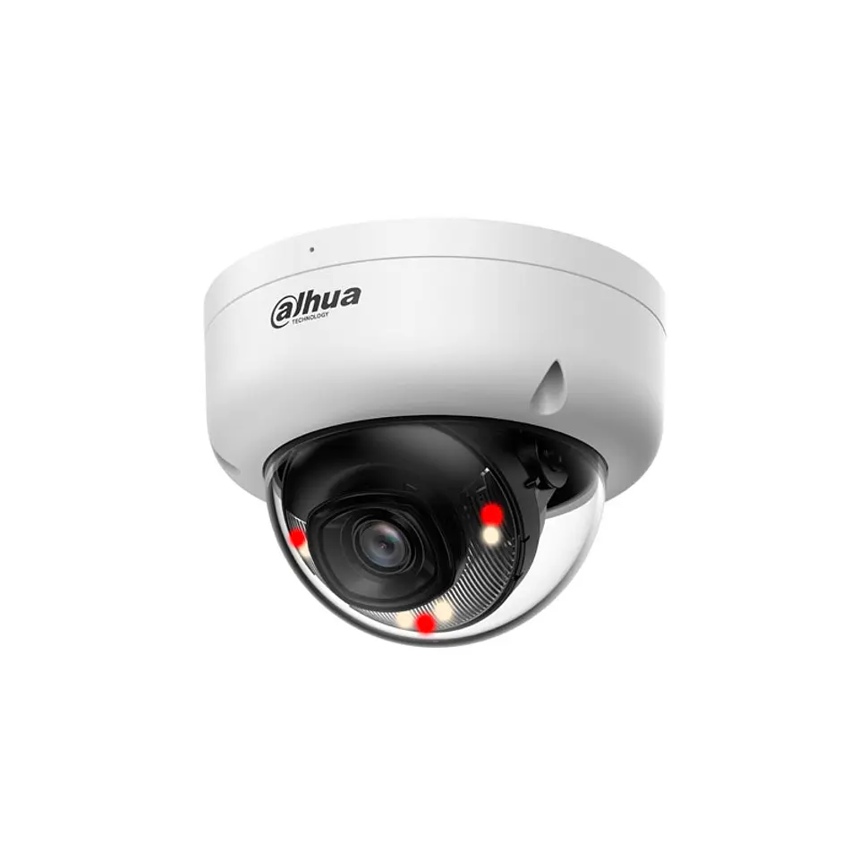 CAMARA IP DOMO 4MP LF 2.8 DUAL IR30 HUMANOS IK08 MIC 1