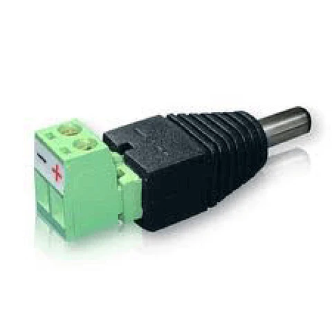 CONECTOR PLUG CAMARAS 12V MACHO