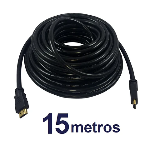 CABLE HDMI MACHO 15MT NEGRO V1.4