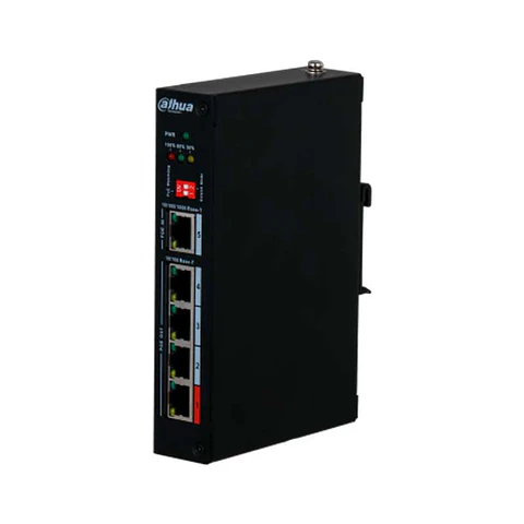 EXTENSOR POE DAHUA 4 CAMARAS - INPUT POE 90W