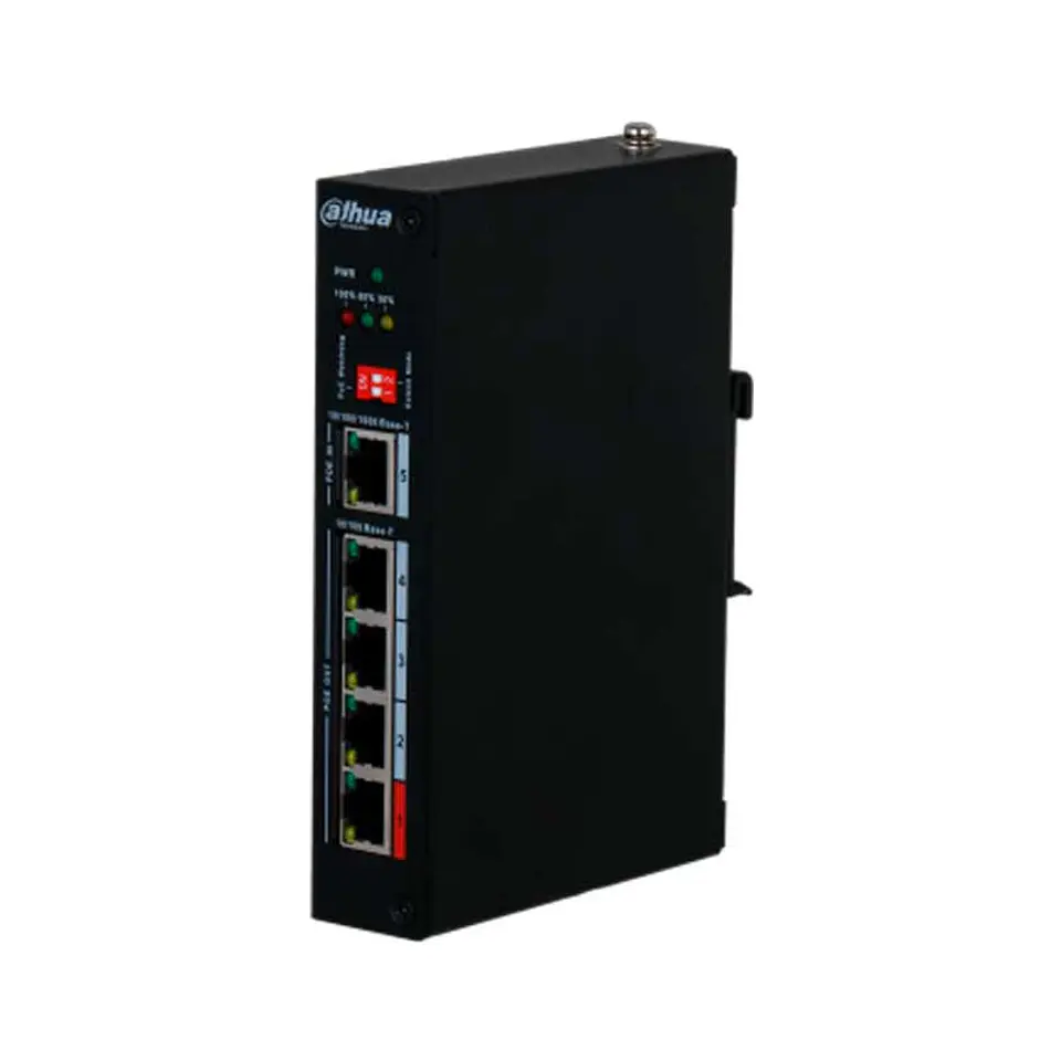 EXTENSOR POE DAHUA 4 CAMARAS - INPUT POE 90W 1
