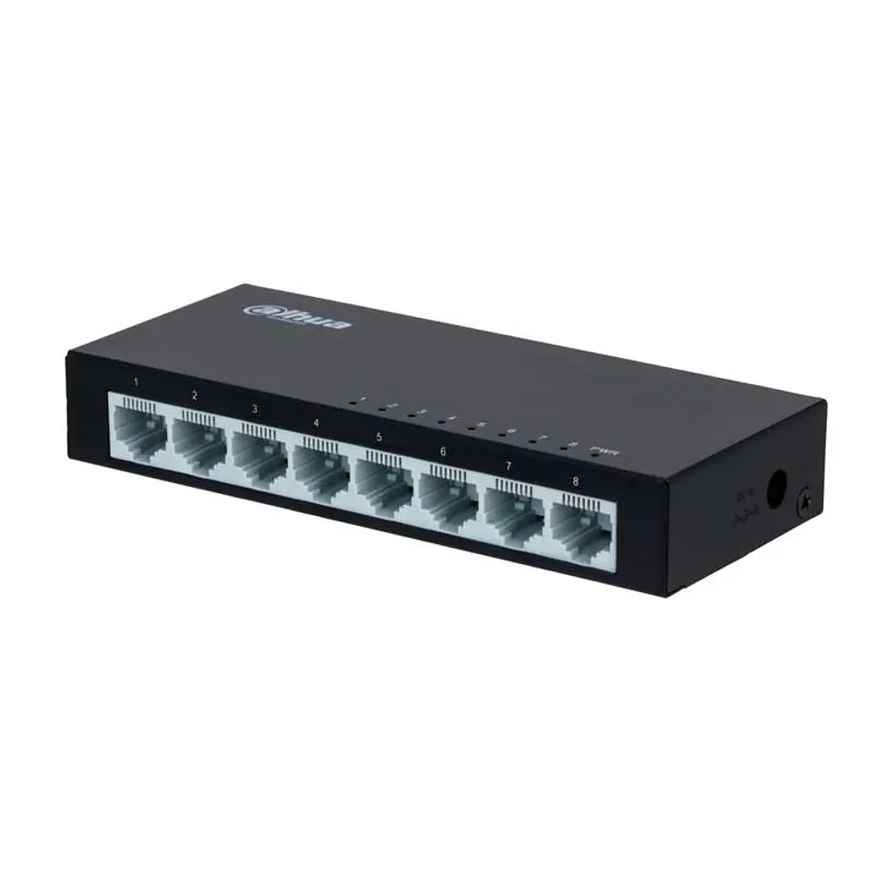 SWITCH DAHUA 8P ESCRITORIO METALICO 1
