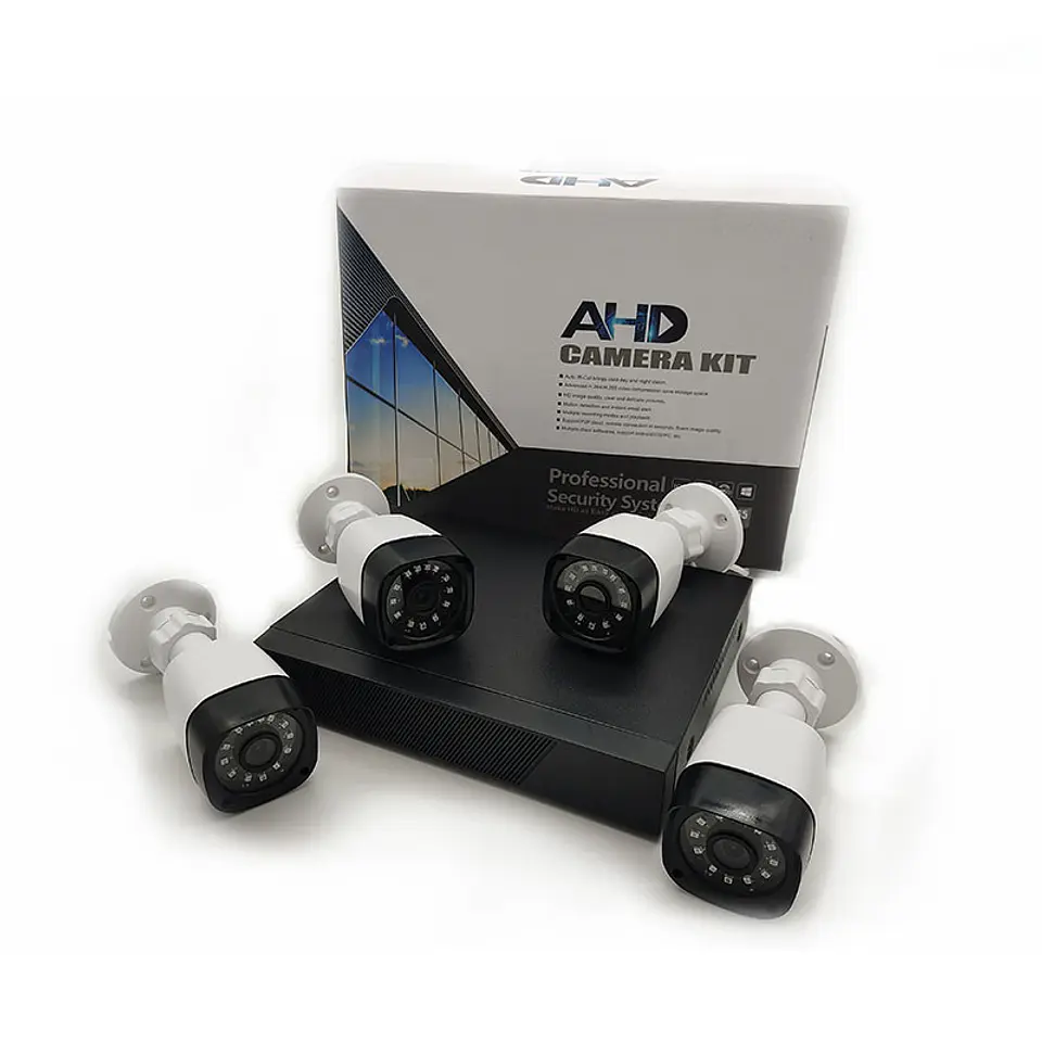 KIT DVR 4CH 1080P 4 CAMARAS 1080P HDD 500GB INSTALADO 1