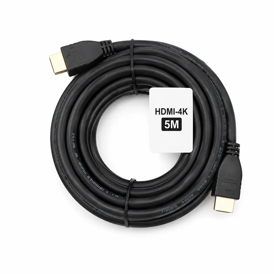 CABLE HDMI MACHO 5MT NEGRO 4K UHD BDN 1