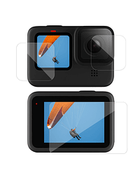 Vidrio Protector de lente y pantallas GoPro Hero 11