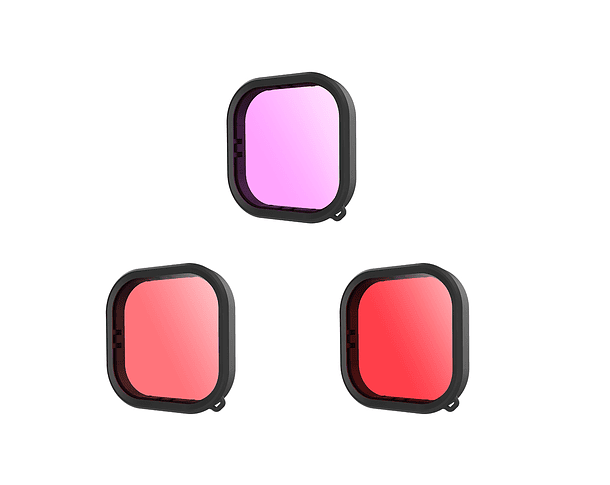 Kit Filtros de Buceo para Gopro Hero 9