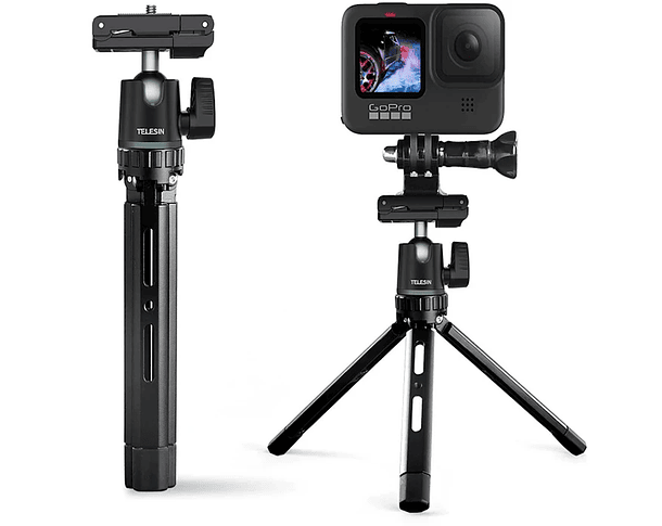 Trípode de Aluminio Portátil Multifunción 