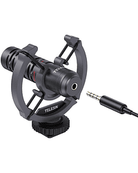 Micrófono Condensador Cardioide Shotgun 3,5mm