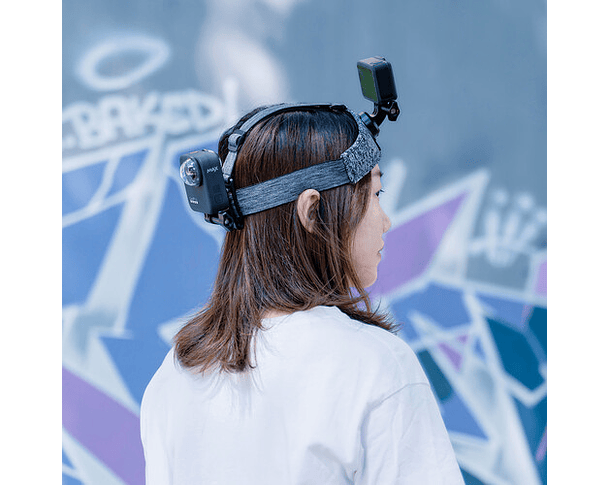 Soporte de Cabeza con Doble Montura para GoPro