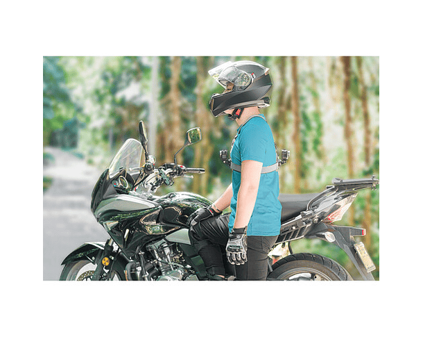 ARNES DE PECHO CON DOBLE MONTURA PARA GOPRO