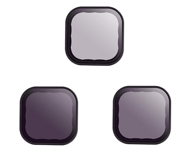 Set Filtros ND8 - ND16 - ND32 para lente GoPro Hero 11