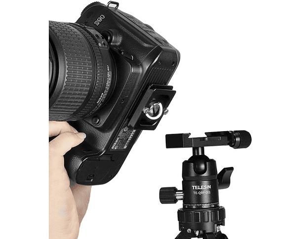 Cabezal Esférico con Placa de Liberación Rápida