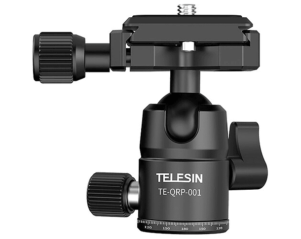 Cabezal Esférico con Placa de Liberación Rápida