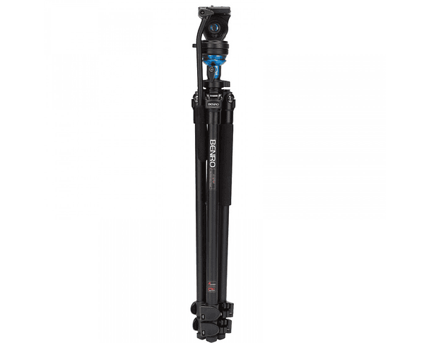 Trípode con rótula de video de base plana S2Pro