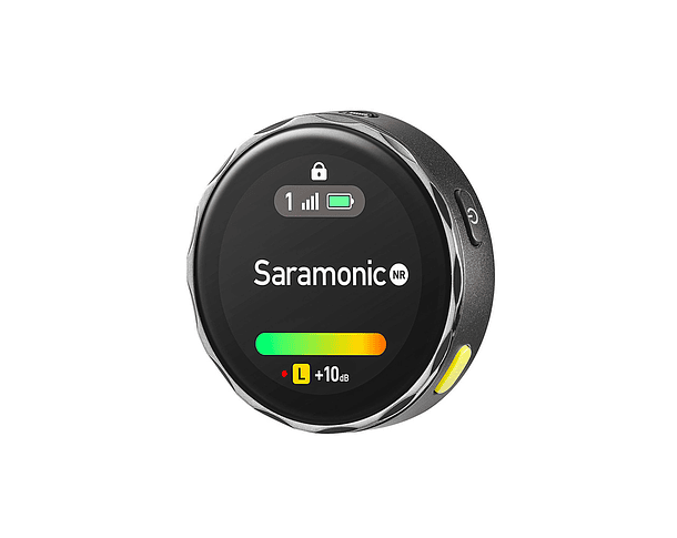 Sistema de micrófono Saramonic BlinkMe con pantalla táctil personalizable
