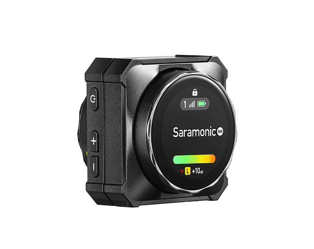 Sistema de micrófono Saramonic BlinkMe con pantalla táctil personalizable