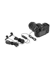 Micrófono Saramonic Omni Lavalier para 2 personas 