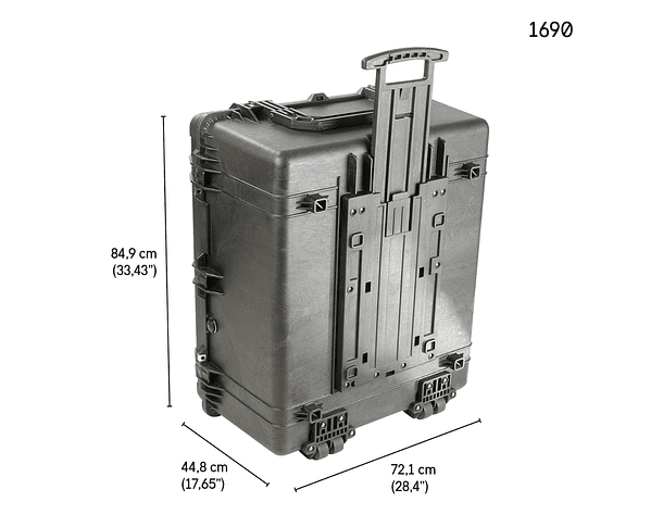 Pelican 1690 Rolling Case