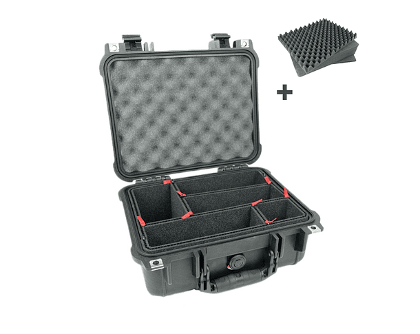 Pelican 1400 con Kit Divisor 1400TPKIT + Espuma