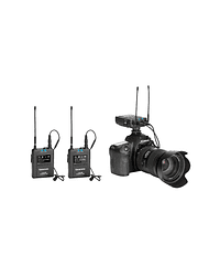 Sistema de micrófono Lavalier inalámbrico Saramonic UwMic9s Kit2 UHF