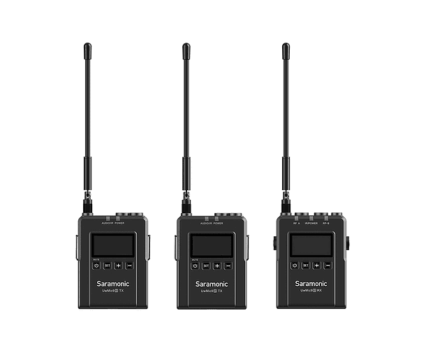 Sistema de micrófono Lavalier inalámbrico Saramonic UwMic9s Kit2 UHF