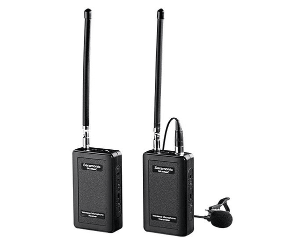Sistema de micrófono Lavalier inalámbrico Saramonic SR-WM4C VHF