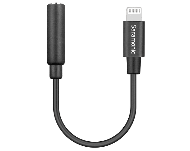 Adaptador Saramonic 3.5mm TRRS hembra a Lightning 