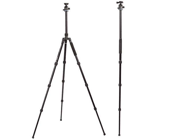 Trípode Aluminio Benro con cabezal de bola