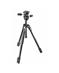 Kit Trípode de aluminio Manfrotto 290 Xtra con rótula 3 way