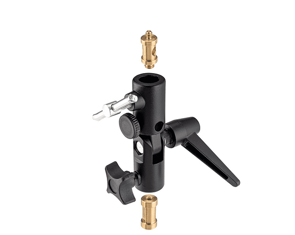 Adaptador con Rótula Manfrotto 026 para Paraguas