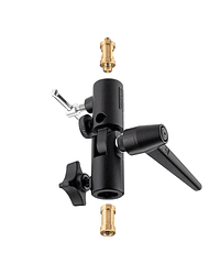 Adaptador con Rótula Manfrotto 026 para Paraguas