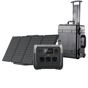 Arriendo Generador Solar EcoFlow RIVER 2 PRO + Panel Solar 110w