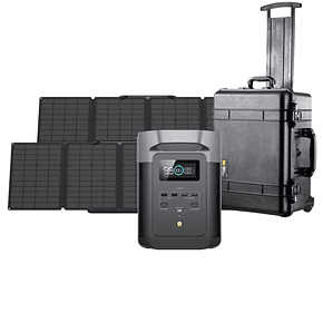 Arriendo Generador Solar EcoFlow Delta 2 + Kit 2 Paneles Solar 110w