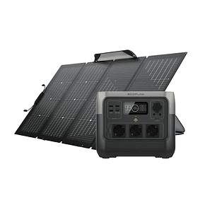 Generador Solar EcoFlow RIVER 2 PRO + Panel Solar 220w