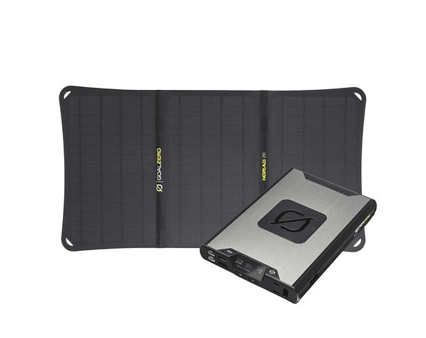 kit Cargador Portátil GoalZero Sherpa 100 AC + Panel Solar Nomad 20