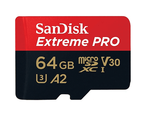 Kit 4 Accesorios para GoPro Hero 13 - MicroSD 64GB- Bolso- Baston Bobber- Soporte Bucal