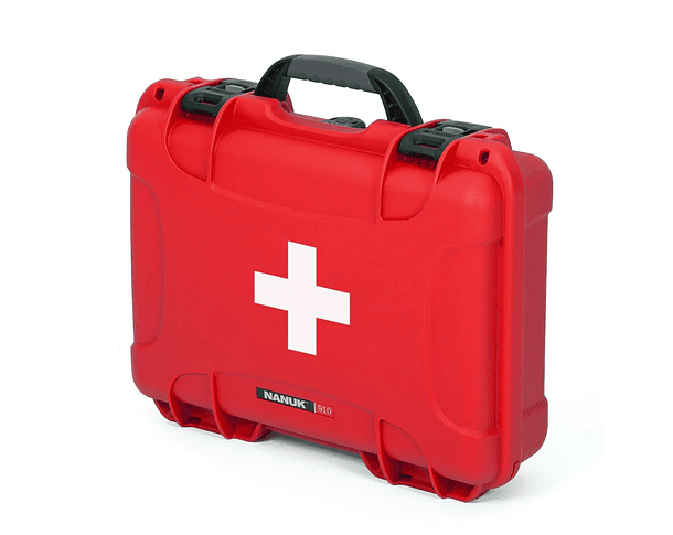 NANUK 910 Estuche de primeros auxilios - Rojo