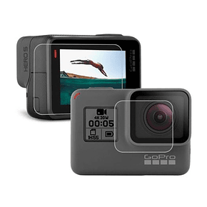 Vidrio Protector de lente y pantalla GoPro Hero 7 