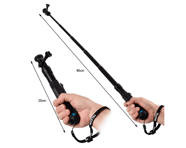 Baston Trípode Extensible Aluminio