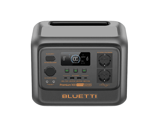 Generador Solar Bluetti Premium 100 V2 + Panel Solar 200w Pecron