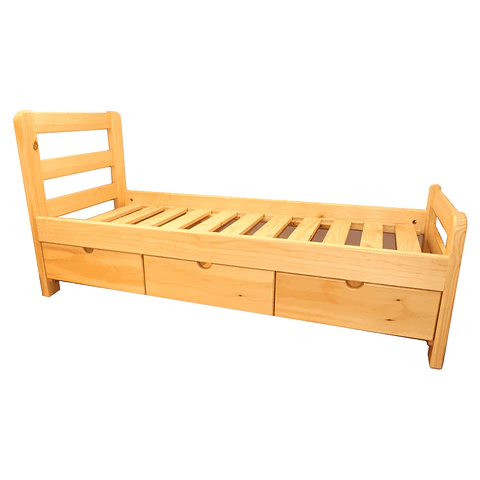 Cama con cajones