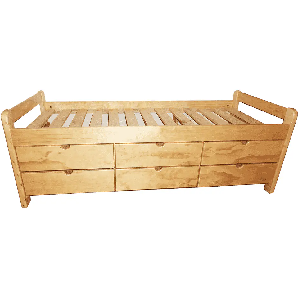 Cama con doble cajonera 1