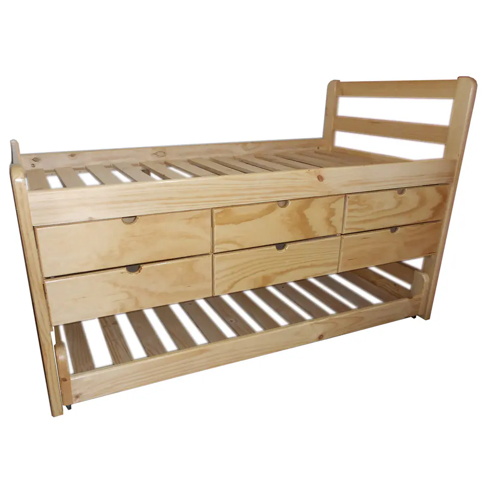 Cama nido con doble cajonera 1