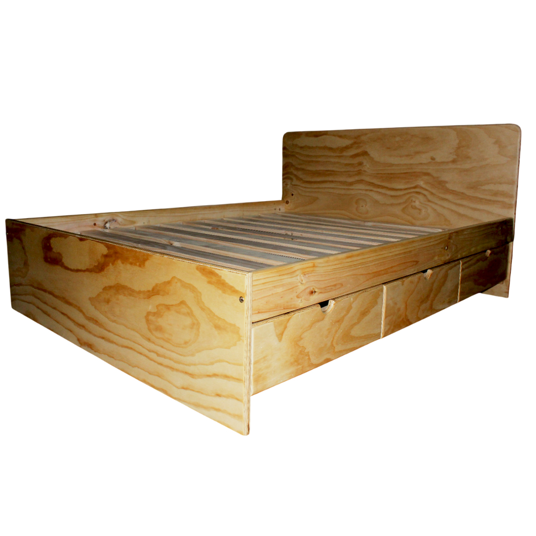 cama box cajones 2 plazas