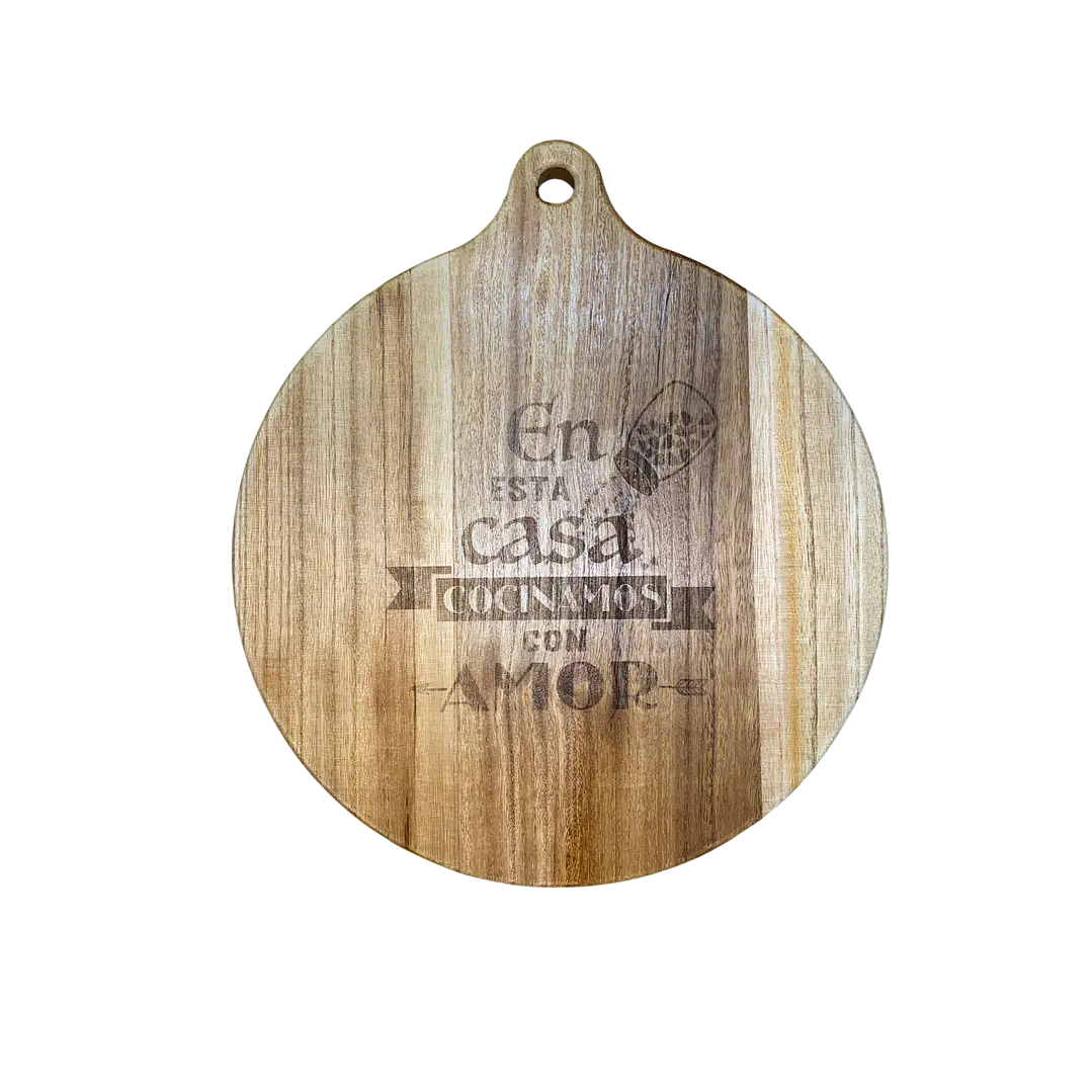 Tabla de cocina personalizada 1