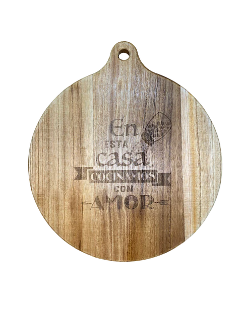 Tabla de cocina personalizada