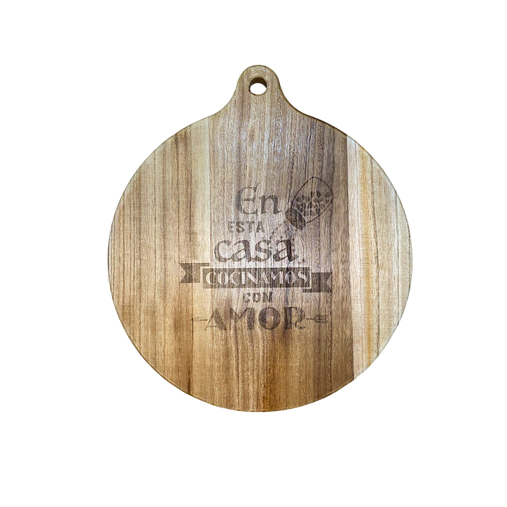 Tabla de cocina personalizada 1